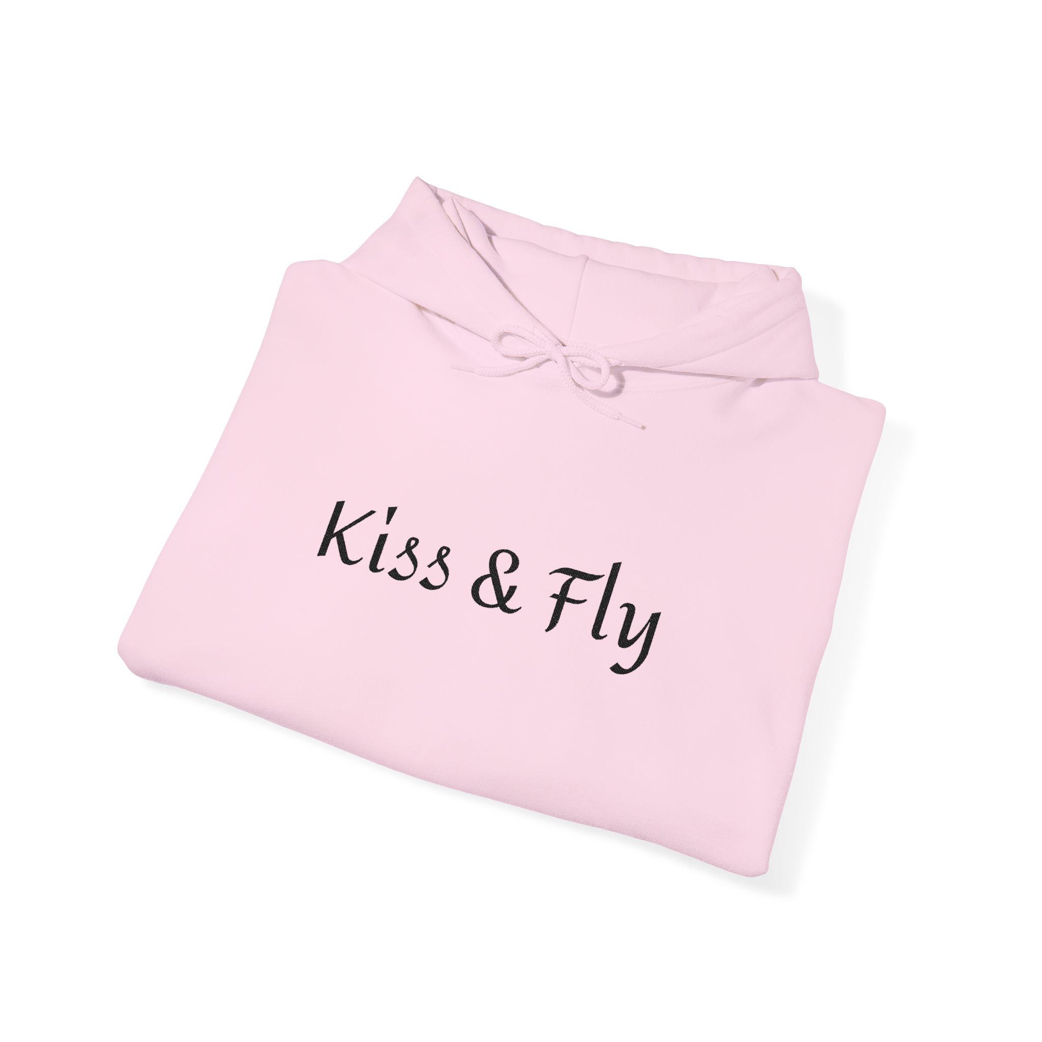 Kiss & Fly Hoodie — Minimal Script Pullover for Travel & Everyday Wear - Image 28